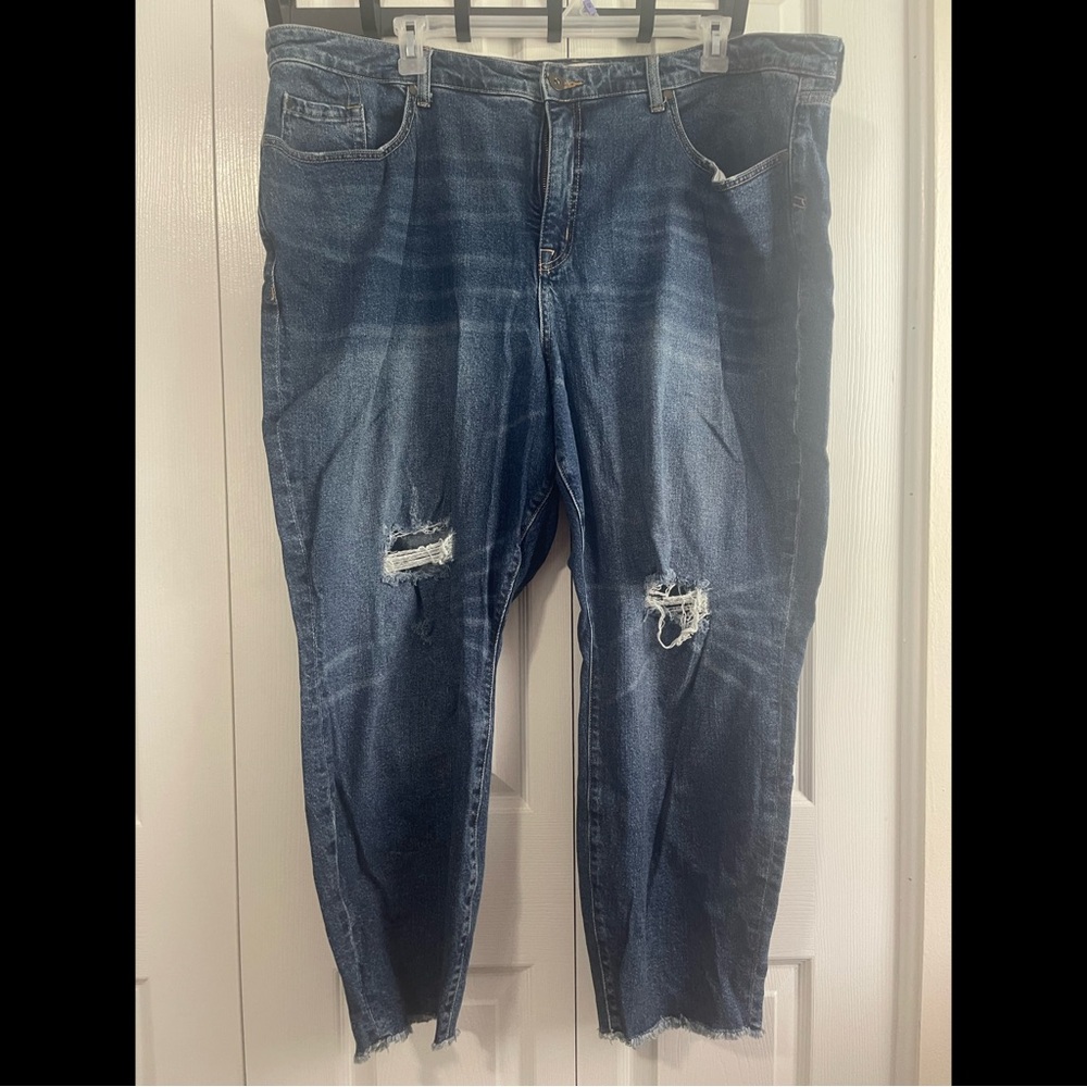 Torrid High Rise Distressed Jeans